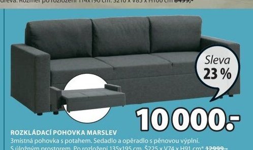 ROZKLÁDACÍ POHOVKA MARSLEV - Jysk aktualniletaky.eu