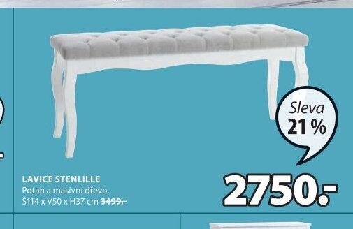 Lavice Stenlille - Jysk aktualniletaky.eu
