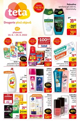 aktuální leták Teta drogerie 18.8.2022-29.8.2022