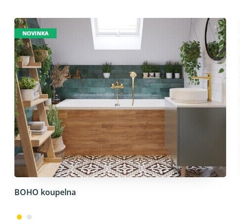 BOHO koupelna