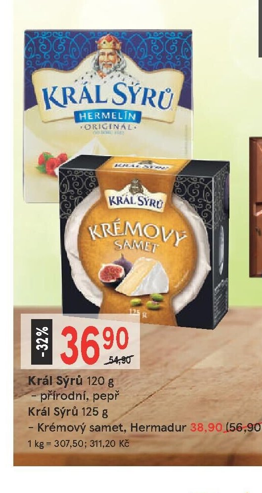 Král Sýrů 120 g, Král Sýrů 125 g - Žabka aktualniletaky.eu
