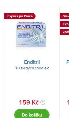 Enditril 10 tvrdých tobolek