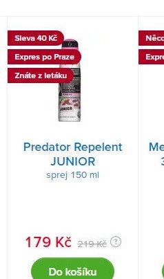 Predator Repelent JUNIOR sprej 150 ml
