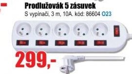 Prodlužovák 5 zásuvek - EVA.cz aktualniletaky.eu