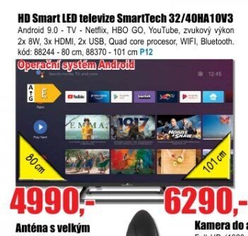 HD Smart LED televize SmartTech 32/40HA10V3 - EVA.cz aktualniletaky.eu