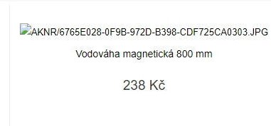 Vodováha magnetická 800 mm