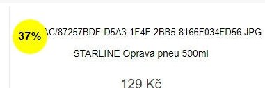 STARLINE Oprava pneu 500ml