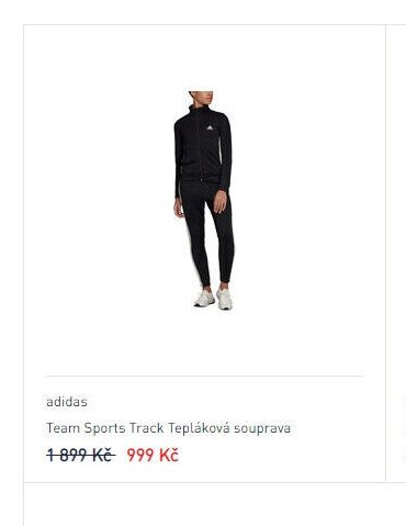 adidas Team Sports Track Tepláková souprava