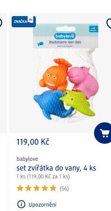 babylove set zvířátka do vany, 4 ks - dm drogerie aktualniletaky.eu