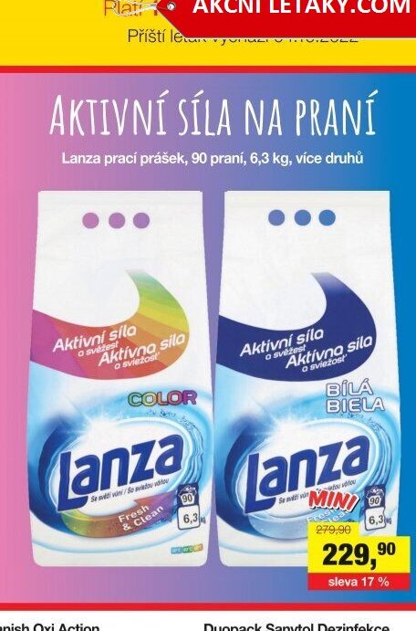 Lanza prací prášek