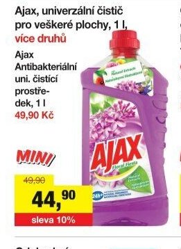 Ajax, univerzální čistič na veškeré plochy