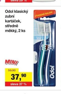 Odol klasický zubní kartáček