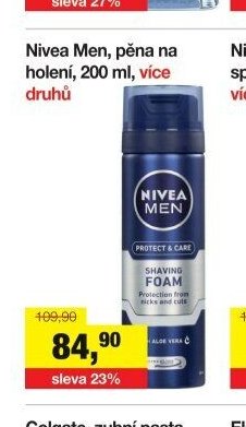 Nivea Men, pěna na holení, 200 ml, více druhů