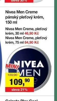 Nivea Men Creme pánský pleťový krém, 150 ml