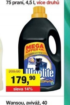 Woolite, prací gel, 75 praní, 4,5 l, více druhů