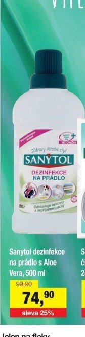 Sanytol dezinfekce na prádlo s Aloe Vera, 500 ml