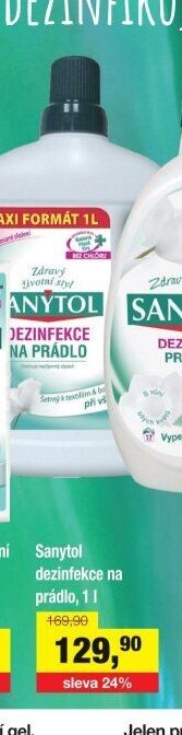 Sanytol dezinfekce na prádlo, 1 l