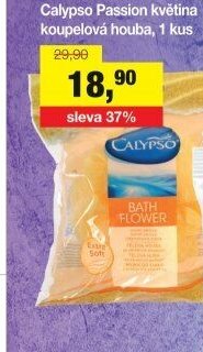 Calypso Passion květina koupelová houba, 1 kus
