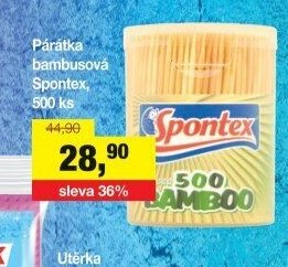 Párátka bambusová Spontex, 500 ks
