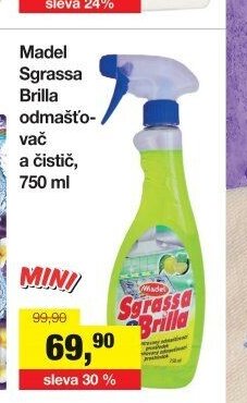 Madel Sgrassa Brilla odmašťovač a čistič, 750 ml