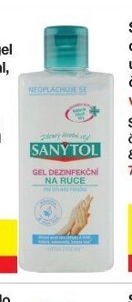 Sanytol dezinfekční gel na ruce, 75 ml, více druhů