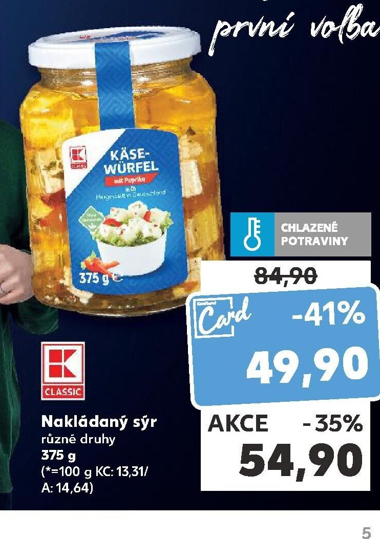 Nakládaný sýr různé druhy 375 g
