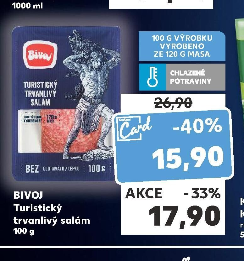 Bivoj Turistický trvanlivý salám