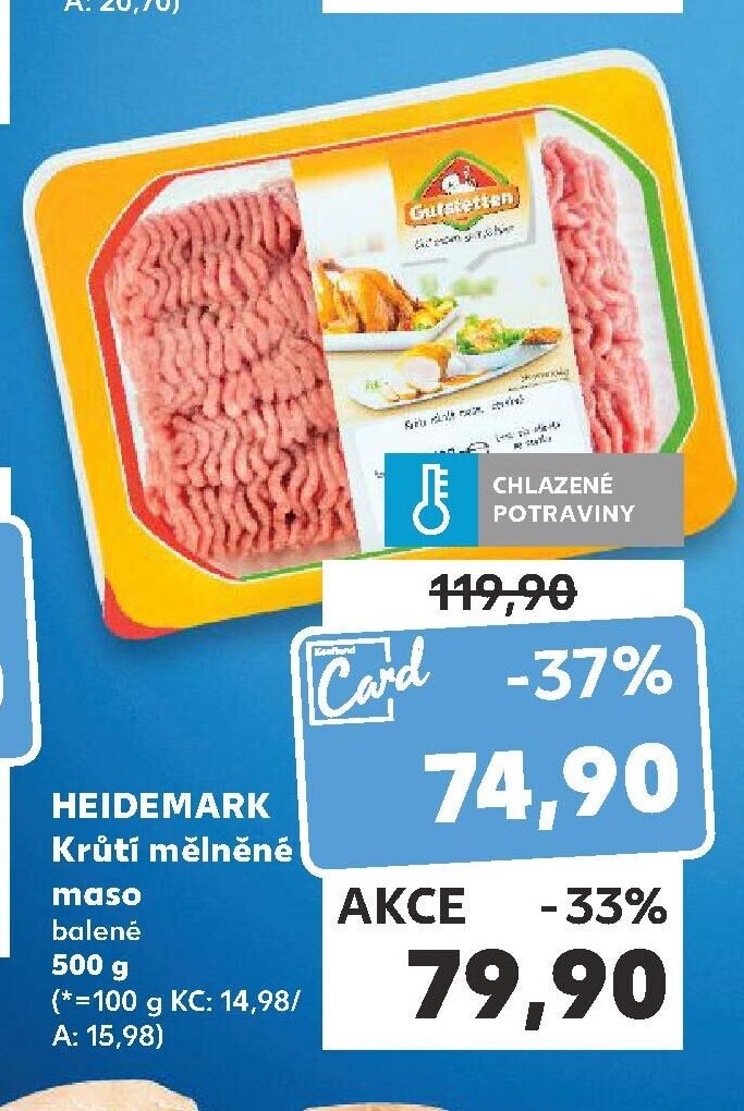 Heidemark Krůtí mělněné maso