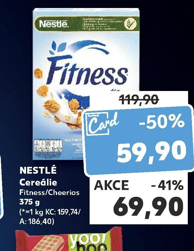 NESTLÉ Cereálie Fitness/Cheerios