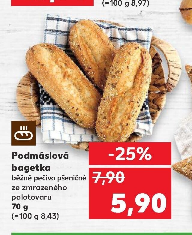 Podmáslová bagetka