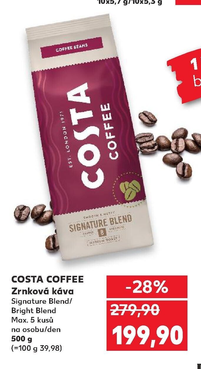 COSTA COFFEE Zrnková káva Signature Blend