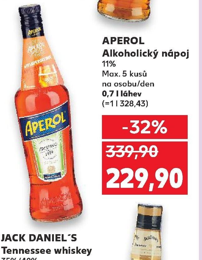 APEROL Alkoholický nápoj
