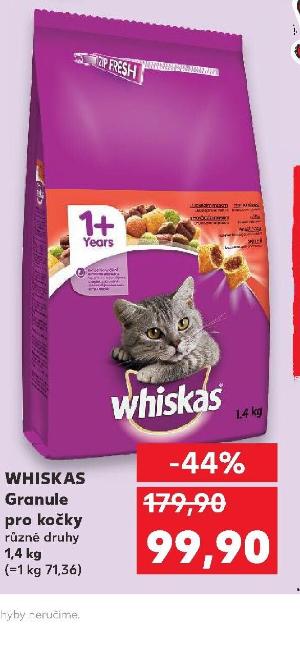 WHISKAS Granule pro kočky