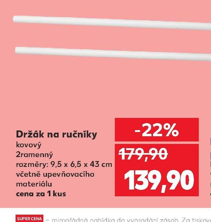 Držák na ručníky