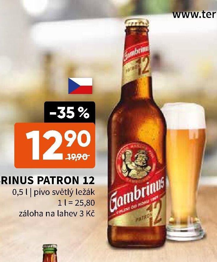 GAMBRINUS PATRON 12