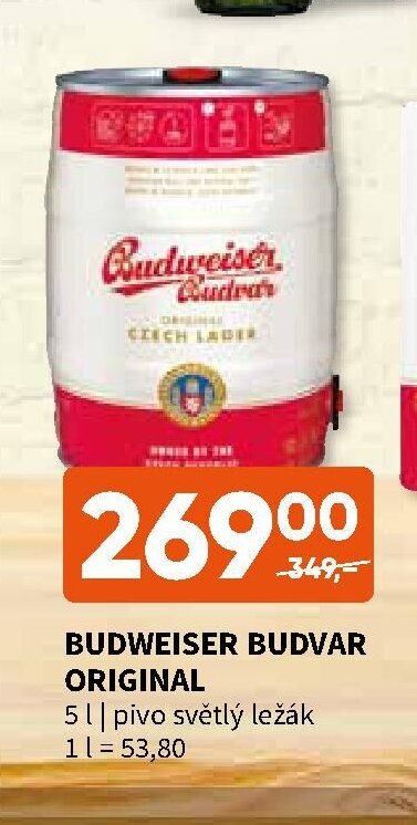 BUDWEISER BUDVAR ORIGINAL