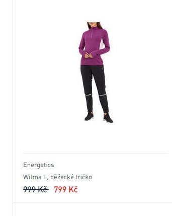 Energetics Wilma II, běžecké tričko