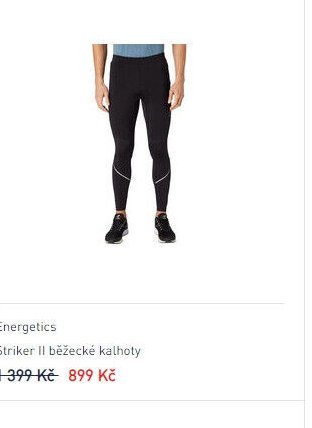 Energetics Striker II běžecké kalhoty