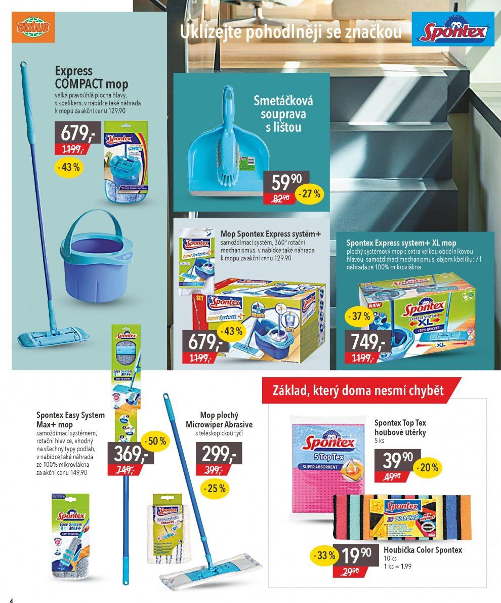 Globus leták - Úklid efektivně a pohodlně Globus strana 4