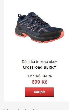 Dámská treková obuv CROSSROAD BERRY