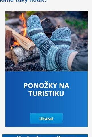 PONOŽKY NA TURISTIKU