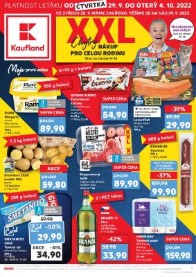 aktuální leták Kaufland 29.9.2022-4.10.2022