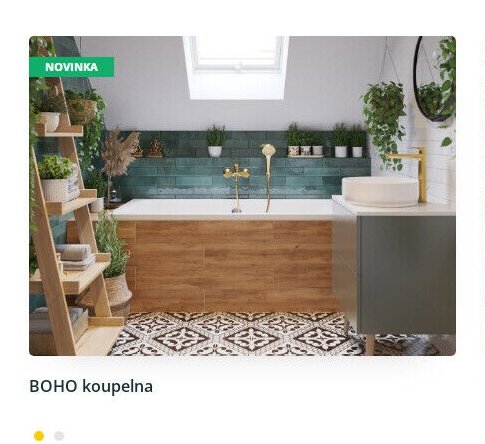 BOHO koupelna