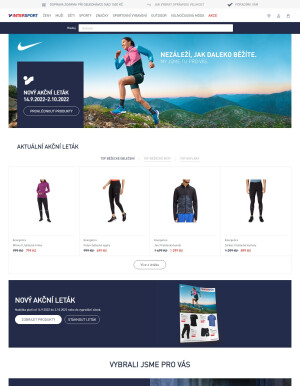 aktuální leták Intersport 28.9.2022-4.10.2022