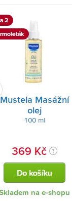 Mustela Masážní olej