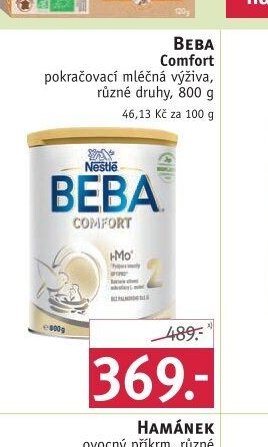 Beba Comfort pokračovací mléčná výživa
