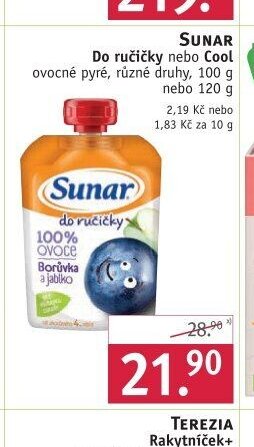 Sunar Do ručičky nebo Cool ovocné pyré