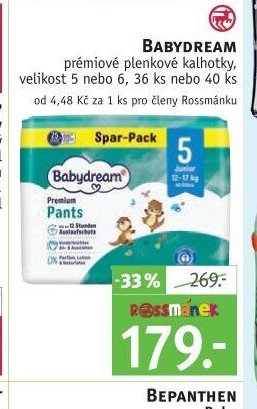 Babydream prémiové plenkové kalhotky