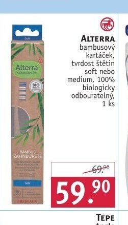 ALTERRA bambusový kartáček