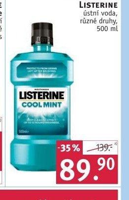LISTERINE ústní voda